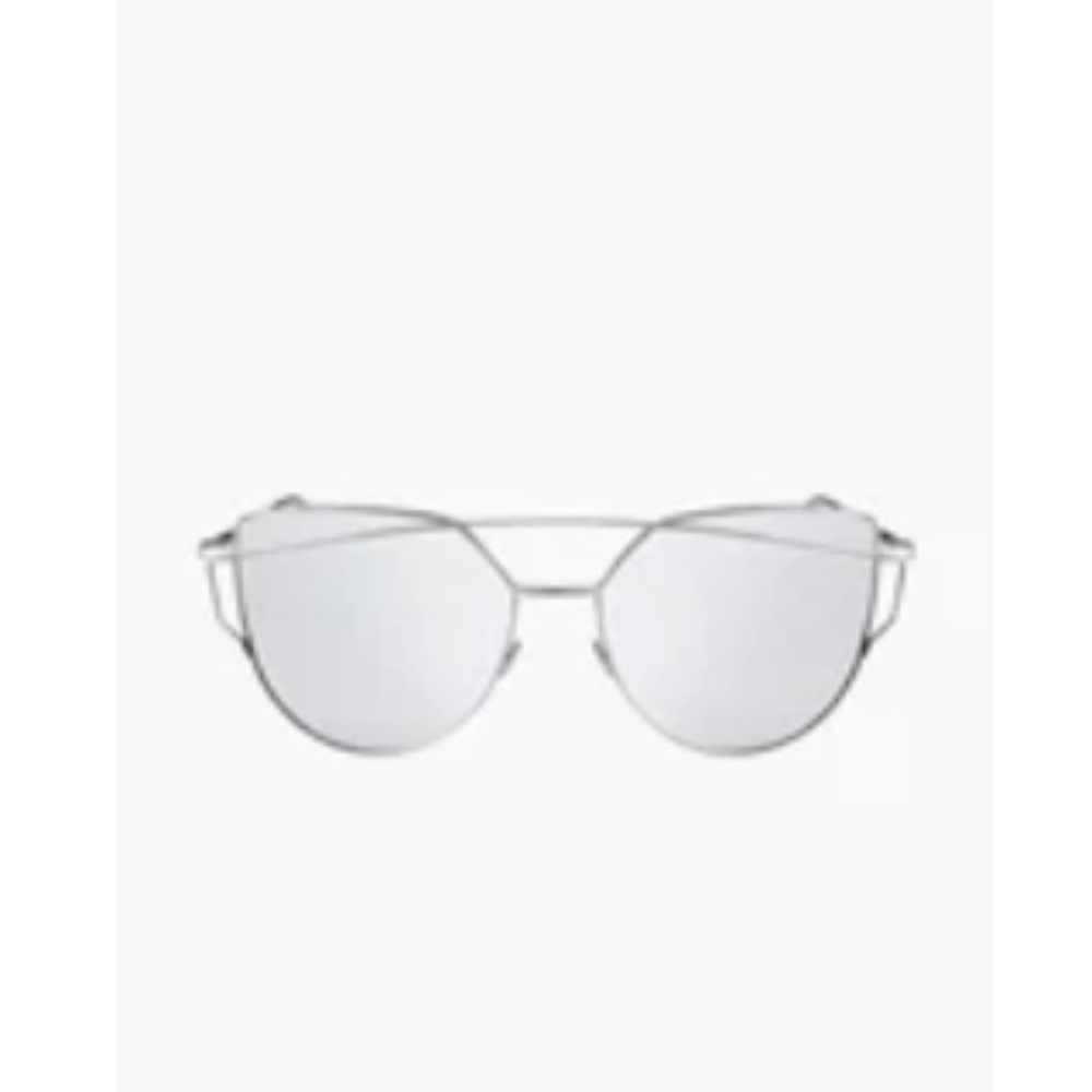 Genuine People Metal Frame Cat Eye Sunglasses